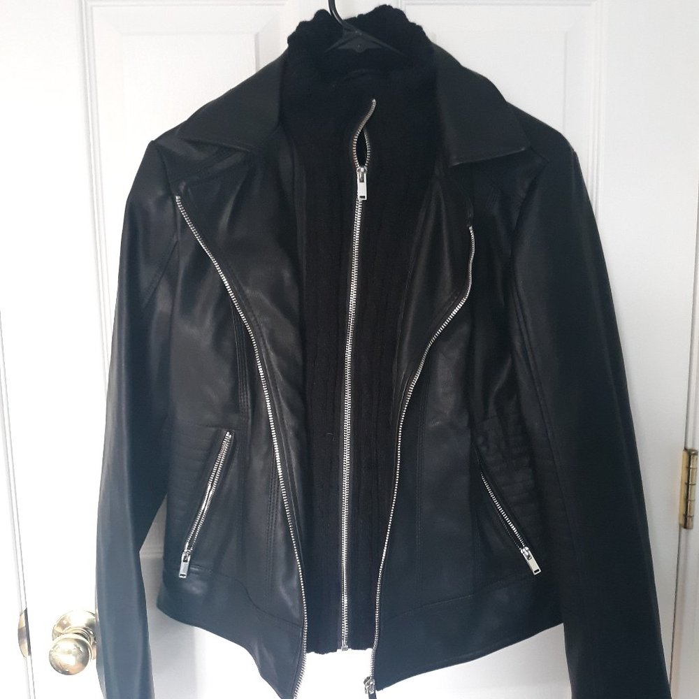 NWOT, a.n.a Vegan leather jacket size M